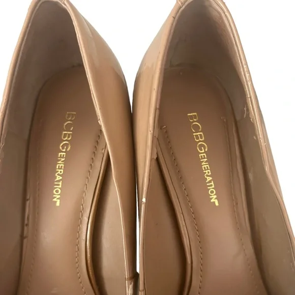 BCBGeneration Women's Valerie Patent Leather Point Toe 4" Heels Shoes Size 8.5 - Picture 12 of 13